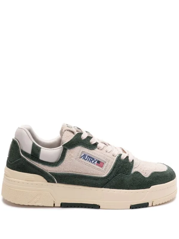 Clc Low Leather And Suede Sneakers - Autry