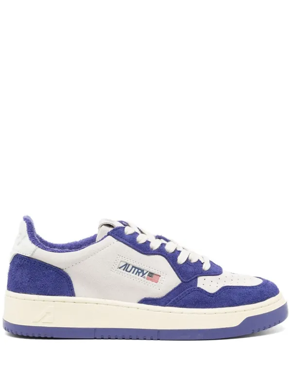 Medalist Low Leather And Suede Sneakers - Autry