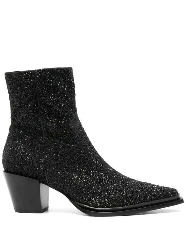 Cece Ab 60 Glittered Boots - Jimmy Choo