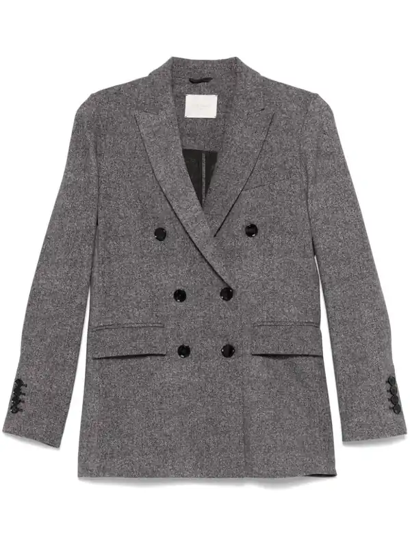 Cotton Double-Breasted Jacket