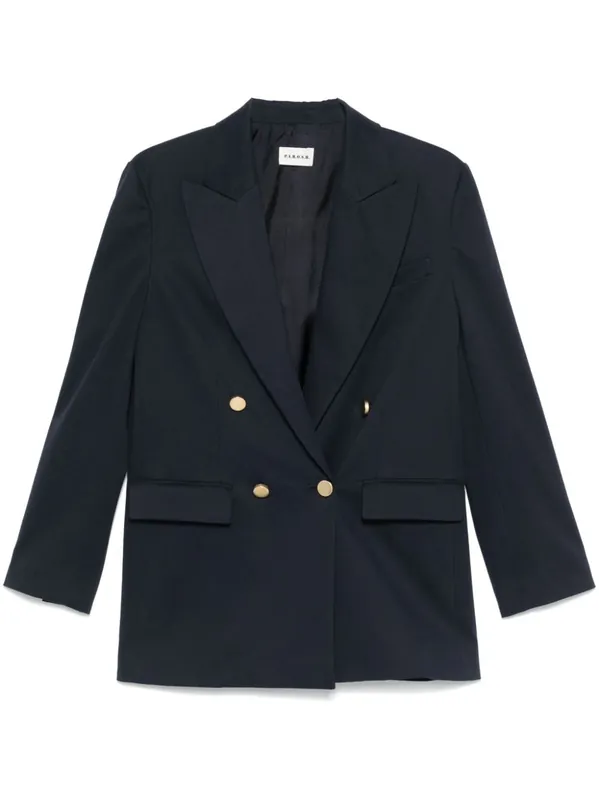 Crew Cotton Blend Blazer Jacket - P.A.R.O.S.H.
