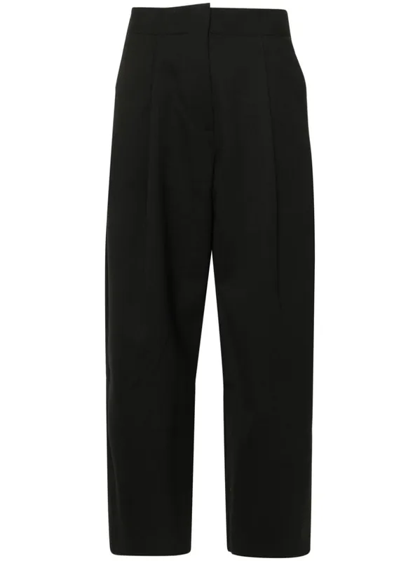 Wide Leg Cropped Trousers - Studio Nicholson