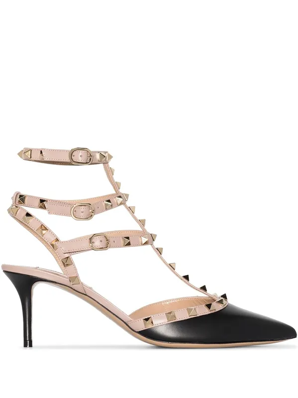 Rockstud Leather Pumps - Valentino Garavani