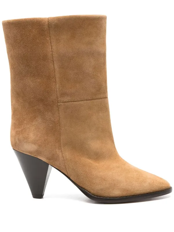 Rouxa Suede Leather Boots - Isabel Marant