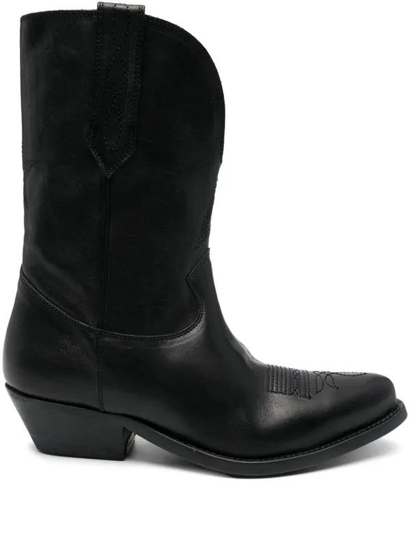 Wish Star Leather Boots - Golden Goose