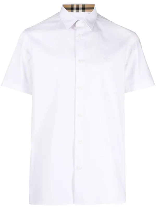 Ekd Logo Cotton Shirt - Burberry