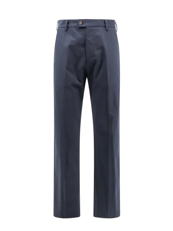 Cotton Trouser With Logo Detail - Alexander McQueen