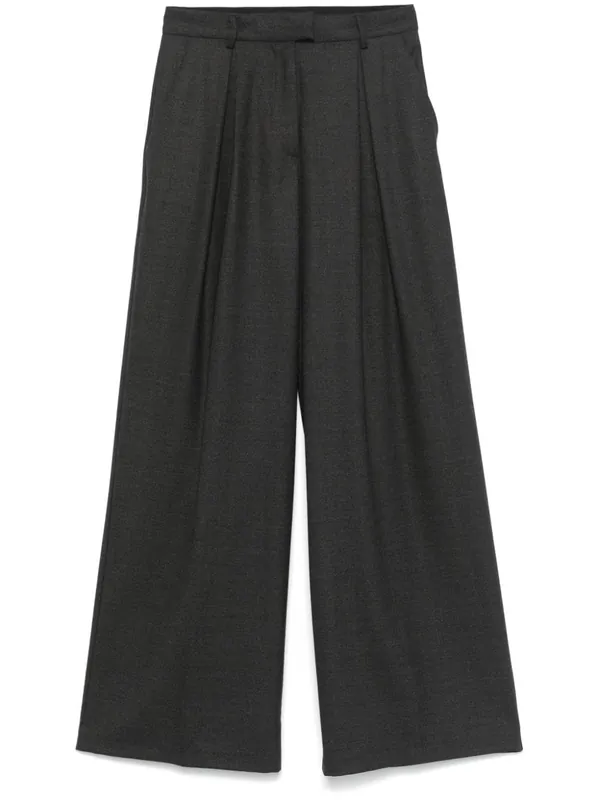 Jacob Wool Trousers - Semicouture