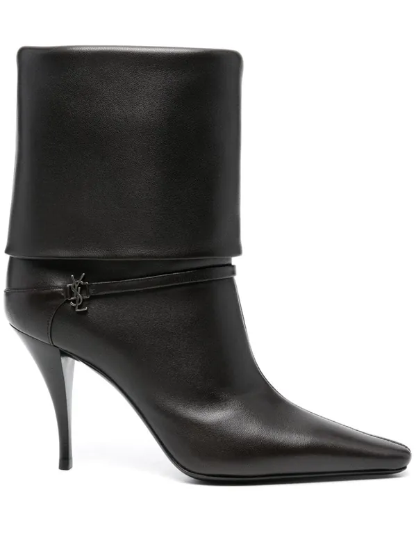Niki Leather Boots - Saint Laurent
