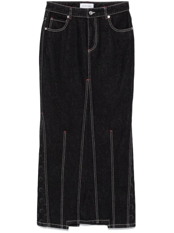 Moon Denim Long Skirt - Marine Serre
