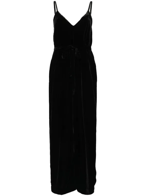 Velvet Jumpsuit - Gold Hawk