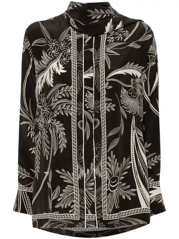 Printed Silk Shirt - F.R.S .