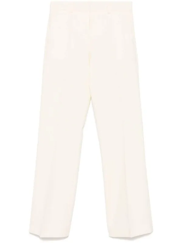 Wool Flared Trousers - Alberto Biani