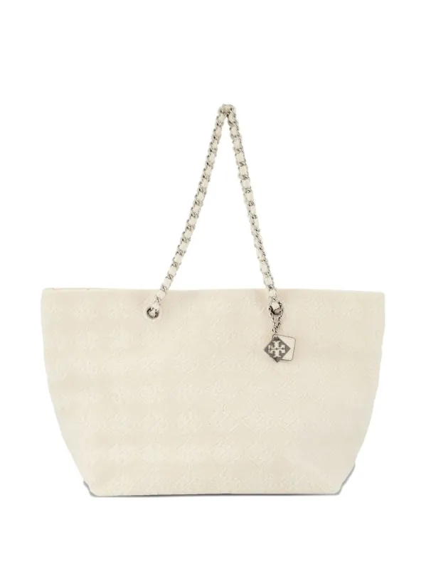 Ella Terry Cotton Tote Bag - Tory Burch
