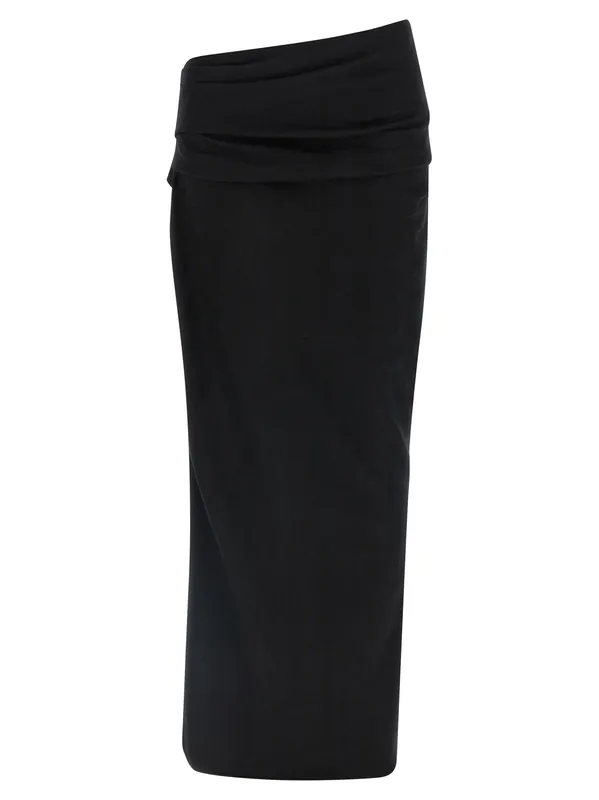 Stretch Wool Skirt Skirts Black - Entire Studios