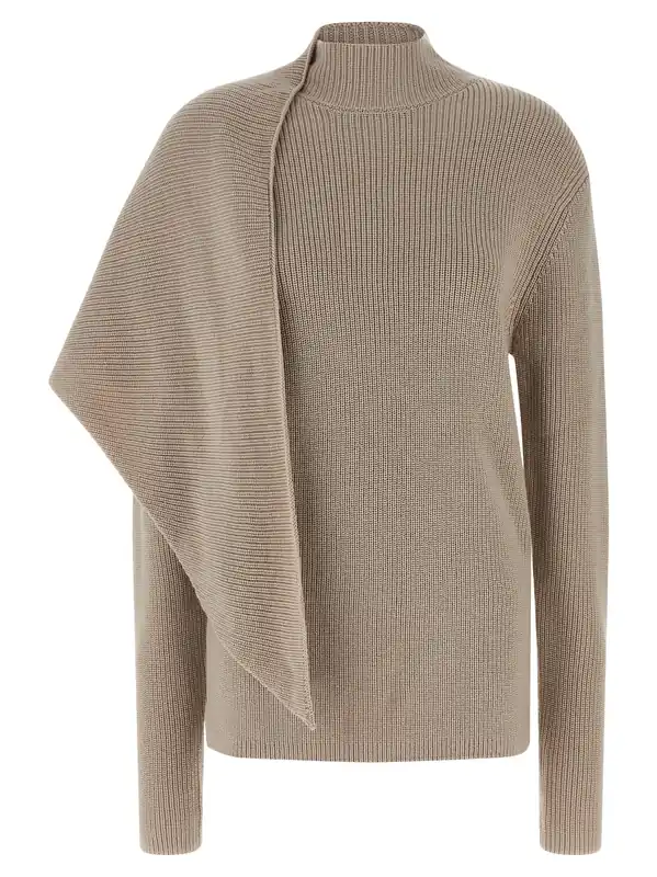 Wrap Sweaters And Cardigans Beige - Entire Studios