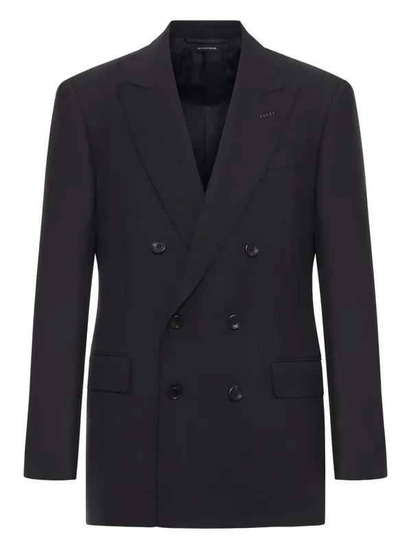 High Twist Double Breasted Wool Jacket - Tom Ford