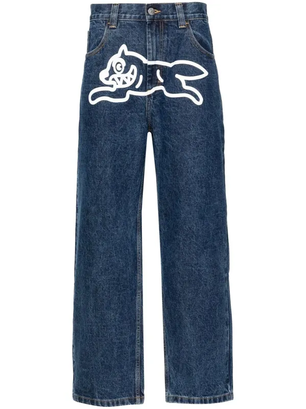 Running Dog Denim Jeans - Icecream