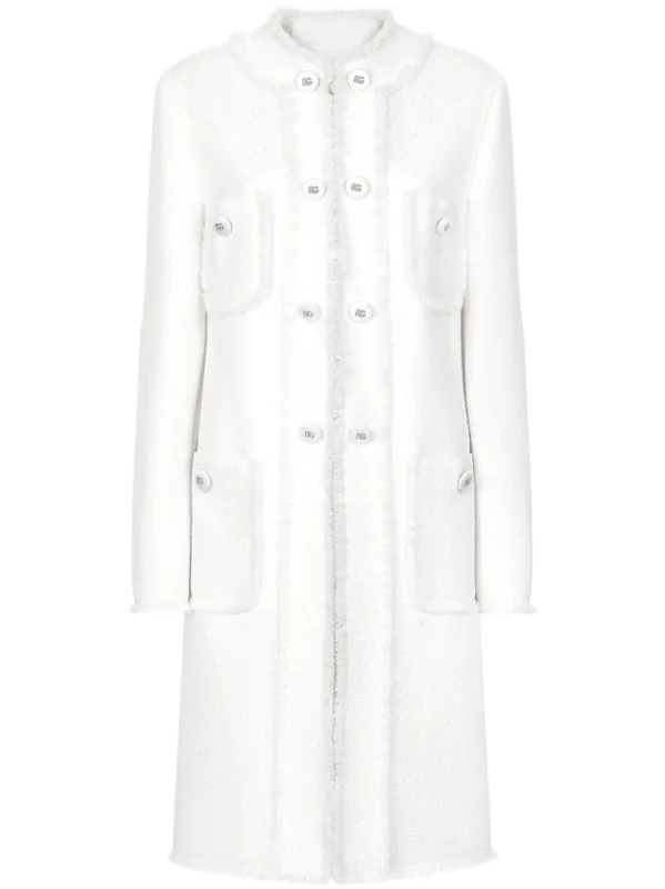Wool Tweed Coat - Dolce & Gabbana