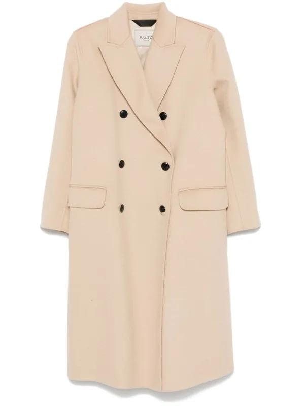 Arianna Wool Double-Breasted Coat