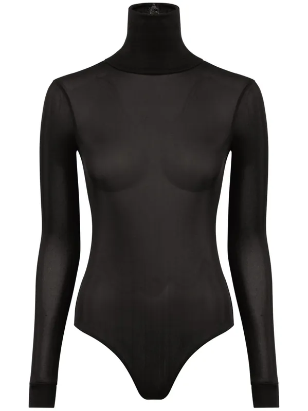 High-Neck Bodysuit