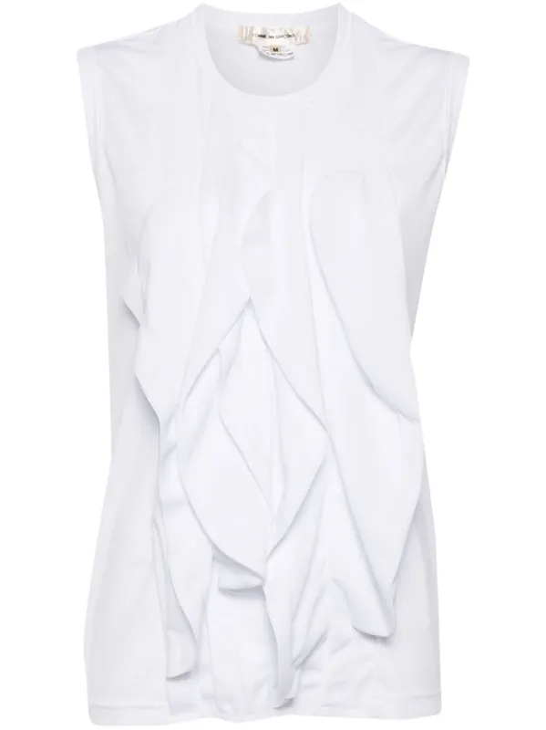 Ruffled Tank Top - Comme Des Garçon