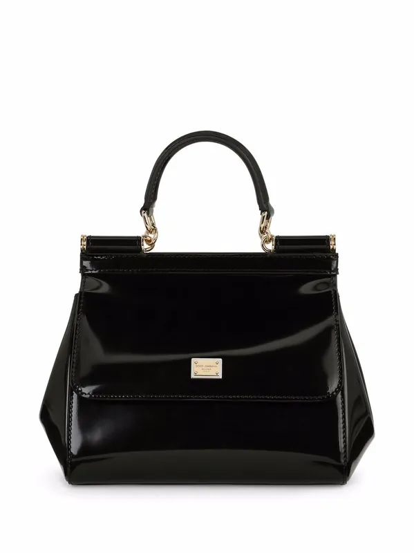 Sicily Medium Leather Handbag - Dolce & Gabbana
