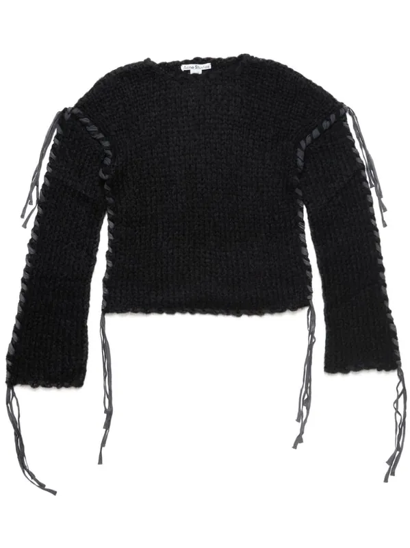 Wool Blend Crewneck Sweater - Acne Studios