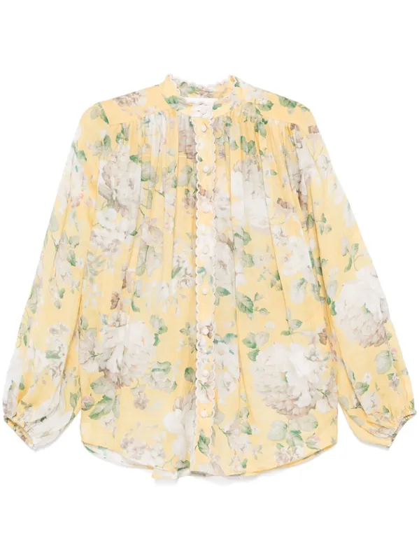 Acacia Printed Blouse - Zimmermann