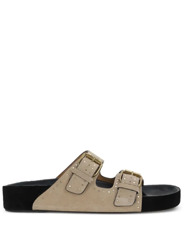 Lennyo Suede Leather Sandals - Isabel Marant