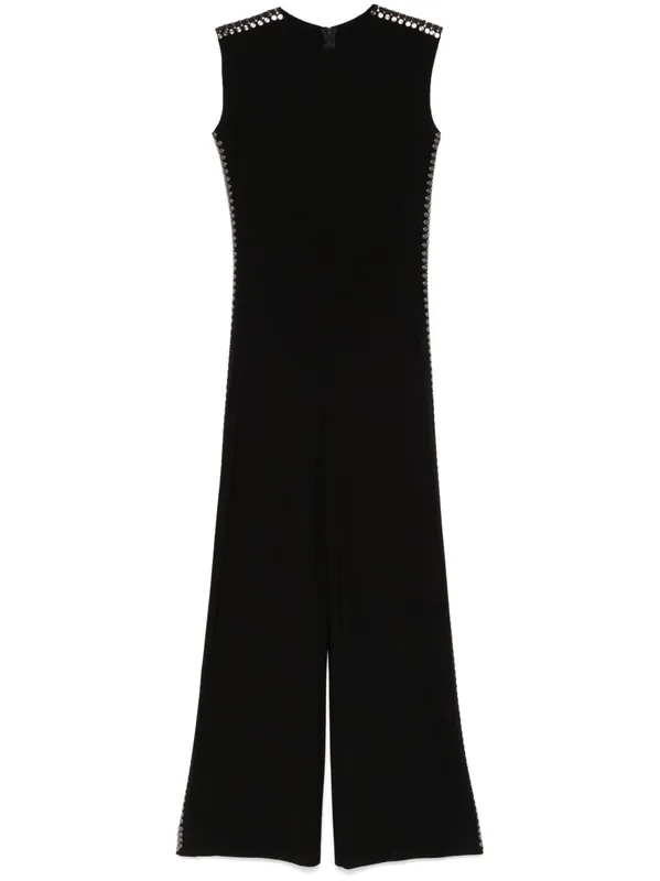 Studded Long Jumpsuit - Norma Kamali