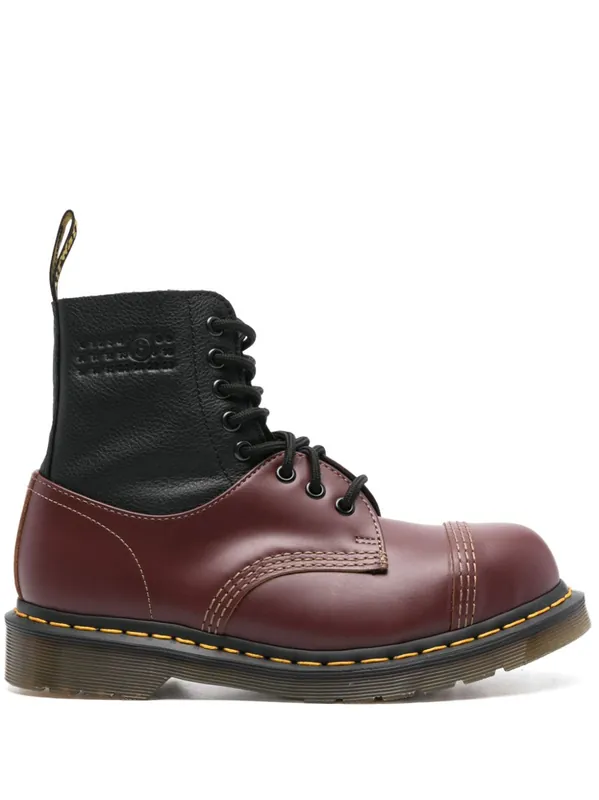 Leather Ankle Boots - Mm6 Maison Margiela X Dr. Martens