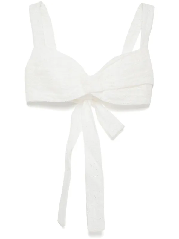 Crush Cotton Bralette - Zimmermann
