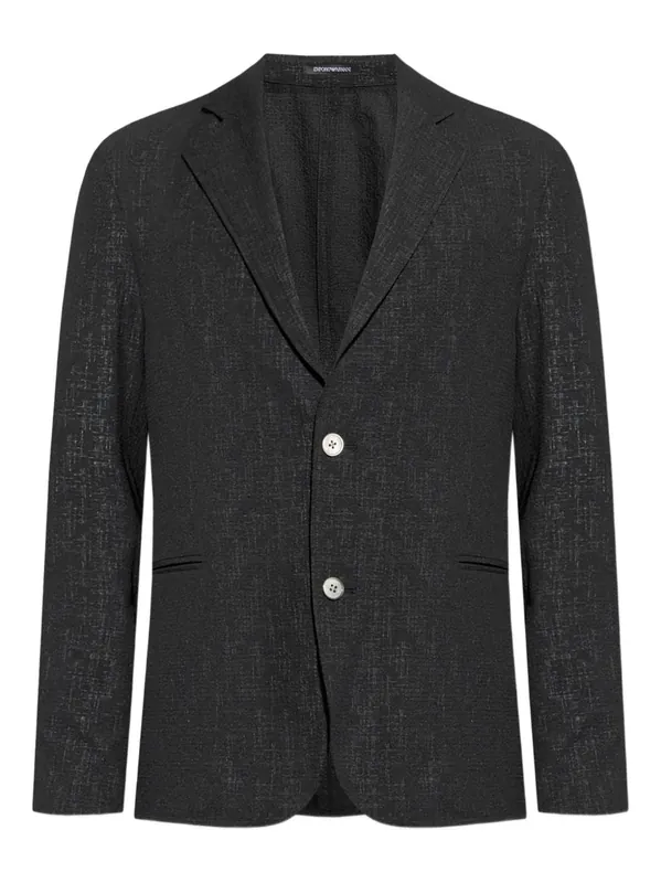 Single-Breasted Blazer Jacket