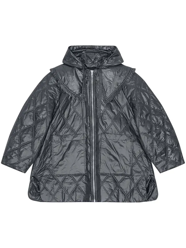 Quilted Short Jacket - Ganni