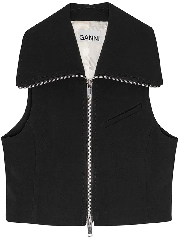 Zipped Vest - Ganni