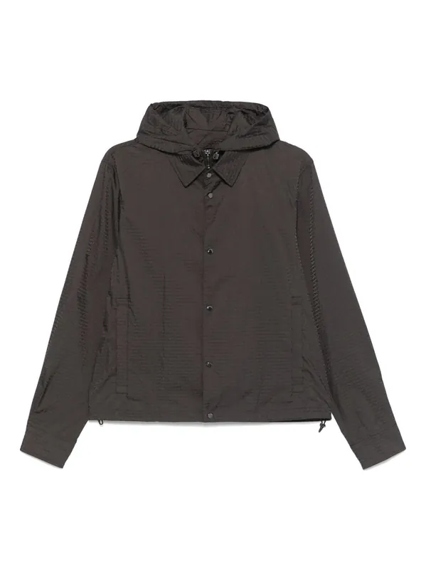 Nylon Hooded Jacket - Emporio Armani