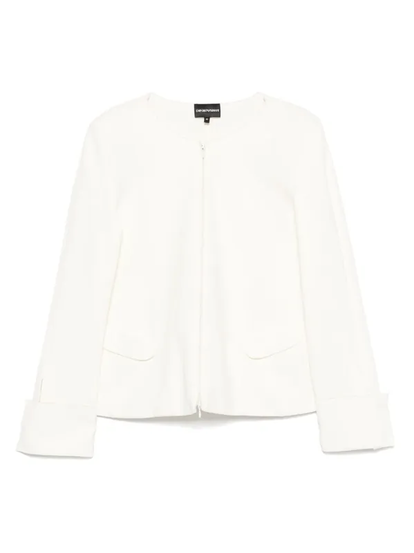 Cotton Blazer Jacket - Emporio Armani