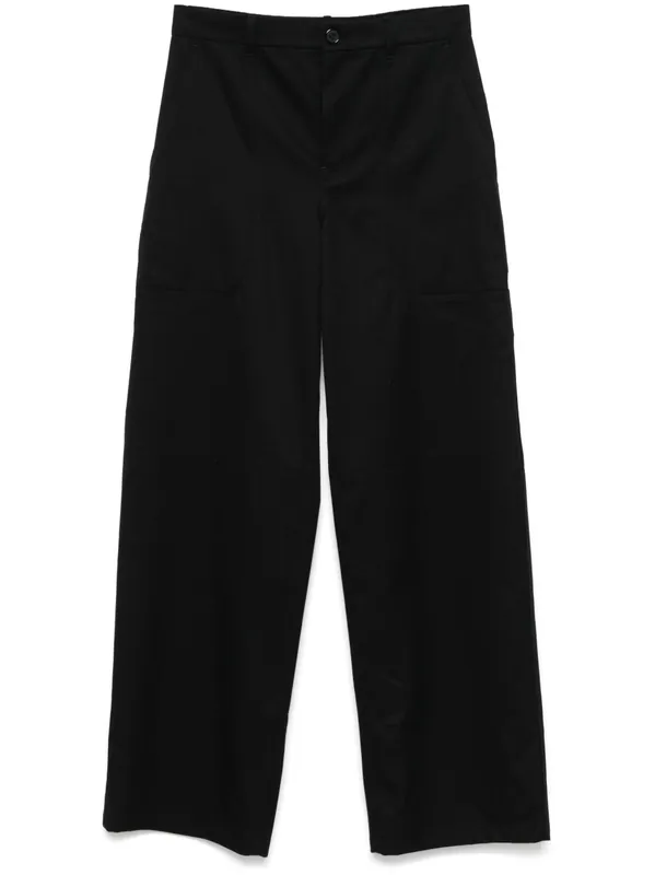 Cotton And Silk Cargo Trousers - Loewe