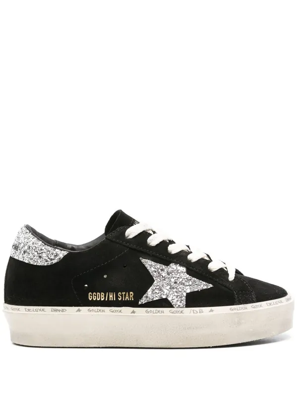 Hi Star Suede Leather Sneakers - Golden Goose