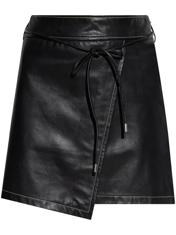 Leahter Mini Skirt - PS Paul Smith