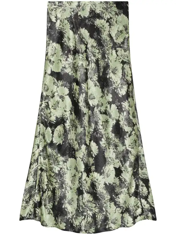 Printed Long Skirt - Tory Burch