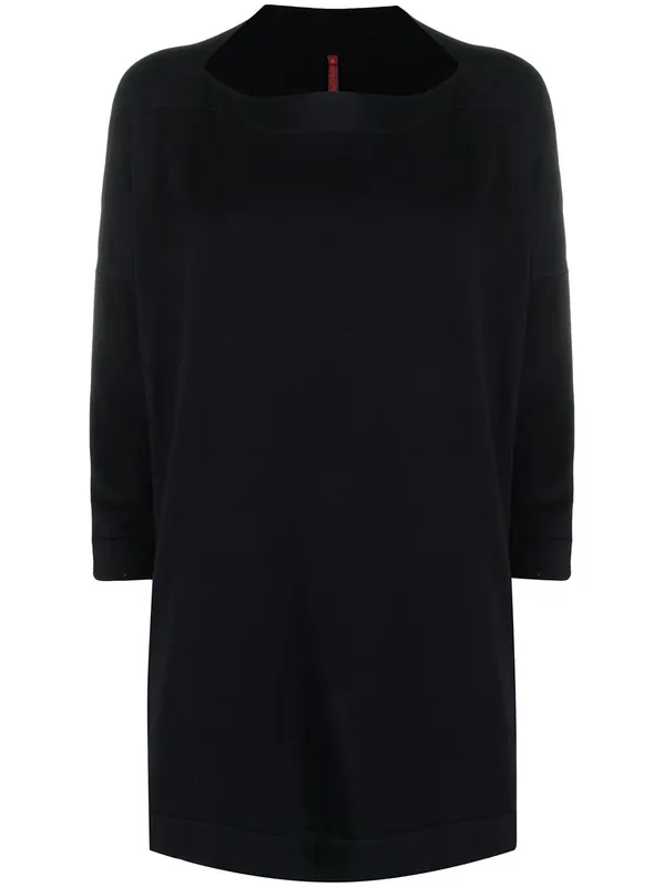 Cotton Boat-Neck Sweater