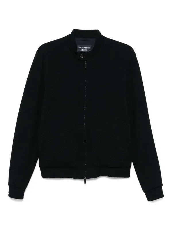 Wool Blend Blouson Jacket - Emporio Armani Capsule