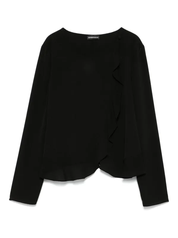 Crepe Blazer Jacket - Emporio Armani