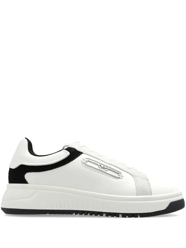 Leather Sneakers - Emporio Armani Exclusive