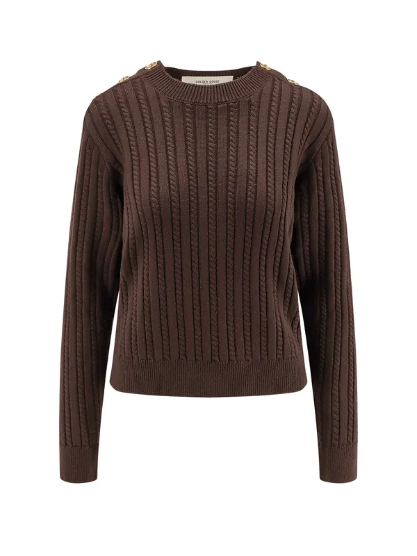 Ofra Woven Virgin Wool Sweater - Golden Goose