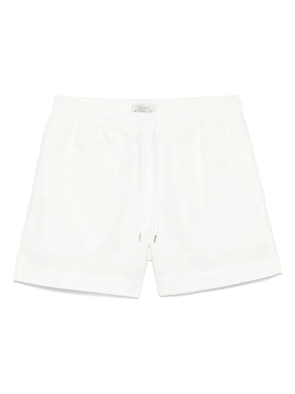 Cotton And Nylon Shorts - Studio Nicholson