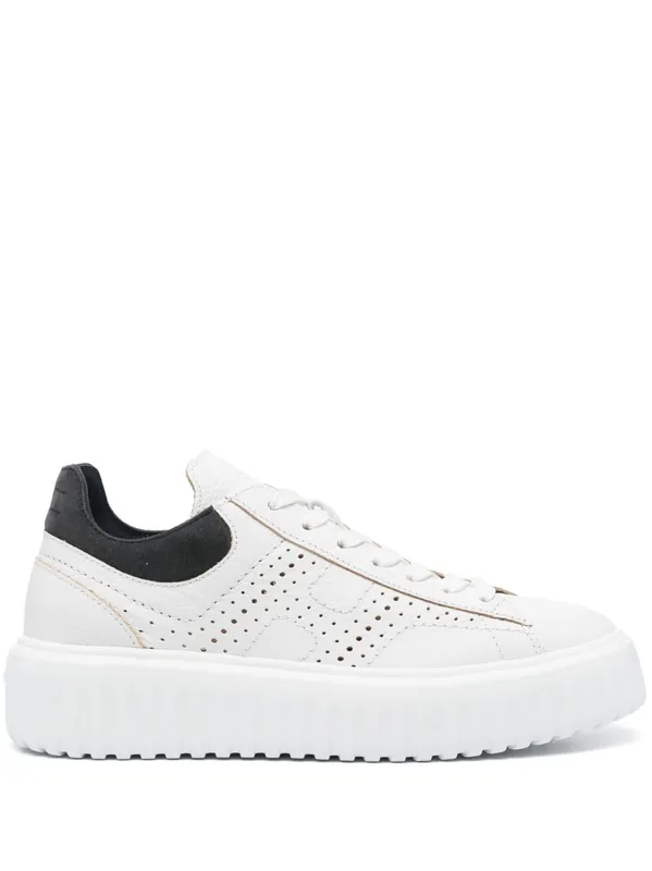 H-Stripes Leather Sneakers
