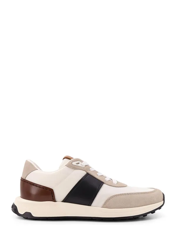 Technical Fabric And Leather Sneakers - Tod's